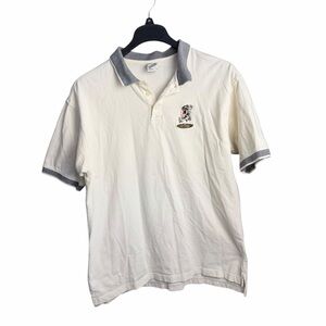 Vintage Looney Tunes Taz Tasmanian Devil Golf Polo Shirt Mens 1998 Warner Bros L